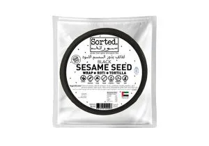 Black Sesame Wraps (frozen) - High Protein-Vegan-Gluten-free