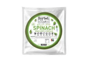 Spinach Wraps (frozen) - High Protein-Vegan-Gluten-free